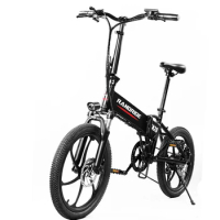 RANDRIDE YA20 Foldable Electric Bike Shimano 7-Speed Urban Electric-Assist Bike 500W 12.8AH Adult Electric Mountain Bike Ebikes