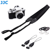 JJC soft neoprene camera shoulder neck strap for Sony ZV-E1 a6600 A6500 a6400 a6300 A6000 a7riv with quick release eyelet belt