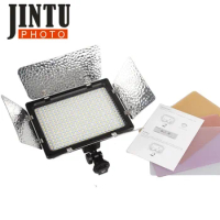 JinTu 18W W300 300pcs LED Photo Camera Lamp Light Panel LED 5600K w/ filter For Canon Nikon Sony DSLR Camera DV Camcorder
