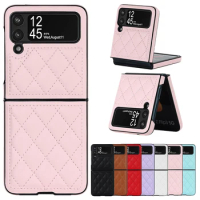 For Samsung Galaxy Z Flip5 4 3 Z Fold5 4 3 Huawei P50 Pocket OPPO Find N2 Flip Moto Razr 40 Vivo X Flip Anti Drop Leather Cover