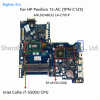 815247-601 815247-501 815247-001 For HP Pavilion 15-AC Laptop Motherboard With i7-5500U CPU R5 M330 2GB Video Card DDR3 LA-C701P