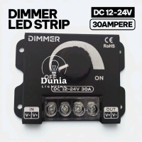 SAKLAR DIMMER LED STRIP DC 12 - 24V 30A 360W BRIGHTNESS ADJUSTER DIMER SINGLE CONTROLLER 12 24 VOLT 