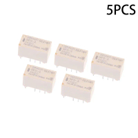 NewRelaimen Isyarat, G6S-2 Terpakai, Voltan 5VDC dan 12VDC, 24VDC, 8Pin, Saiz Mini, Isyarat 2A, Sesu