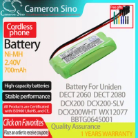CameronSino Battery for Uniden DECT 2060 DECT 2080 DCX200 DCX200-SLV DCX200WHT WX12077 fits Sony BT-1008 Cordless phone Battery