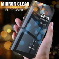 Smart Mirror Flip Case For Samsung Galaxy A12 A51 A32 A52 A22 A71 A21s A50 A70 A72 A53 A42 A20e A81 A91 A02 A31 M12 A41 5G Cover