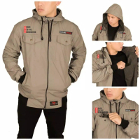 Terbaru Jaket Pria Semi Parka Bolak \\ Balik Jaket Casual Original Lokal Red Flags \\ Jaket Windbrea