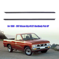 For 1986 - 1997 Nissan Big-M D21 Hardbody Pick UP 2piece set of window glass water barrier sealing strips