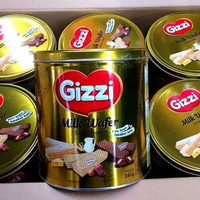 6 Kaleng Wafer Gizzi Coklat Kurma Keju Kue Lebaran Hampers Biskuit