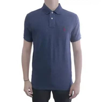 POLO- 0018.50.0X Shirt Custom Fit 100% - Blue Heater L