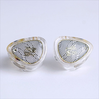 ใหม่ Tangzu Waner 2 10 มม.แบบไดนามิกหูฟังชนิดใส่ในหู IEM MIC โลหะคอมโพสิตไดอะแฟรม 0.78 มม.2Pin IEMs