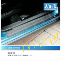 JSL Door sillplate / sill plate pintu samping hitam Suzuki Ignis