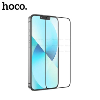 Hoco Full Cover Anti Scratch Tempered Glass Front Film For iPhone 13 Pro Max No Broken Edge Phone Protective Glass For iPhone 13