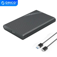 ORICO 2521U3 2.5 Inch SATA to USB 3.0 HDD SSD Case 2 4 TB Hard Disk Drive Box External HDD Enclosure For Samsung Seagate SSD