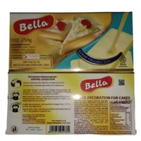 Bella Chocolate Compound 250gr, Bella White Chocolate Compound 250gr Bella White Chocolate 250gr (Pu