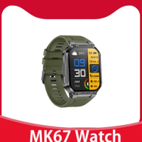 New Military Outdoor MK67 Sports Smart Watch AMOLED Bluetooth Call Voice Assistant IP68 Waterproof and Durable Men's Smart Watch
