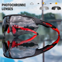 New Photochromic Cycling Sunglasses MTB Cycle Eyewear Men's Sunglasses Sports Running Bicycle Glasses UV400 Protection Goggles