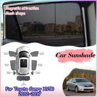 Magnetic Sunshade for Toyota Camry XV50 50 2012~2017 Daihatsu Altis Car Windshield Visor Mesh Windows Shield Curtain Accessories