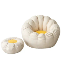 Bean Bag Sofa with Filling Soft Minimalist Single Comfortable Cute Lounge Lazy Sofa Bedroom Balcony Sofy Do Salonu Furnitures