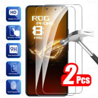 For Asus Rog Phone 8 Pro 5G Glass 2Pcs Tempered Glass RogPhone 8Pro Phone8 Phone8Pro RogPhone8 Armor Screen Protector Cover Film