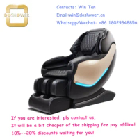 Heated massage esthetician chair with massage pedicure chair of 3D hunman coutch massage chair