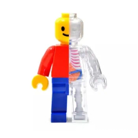 Classic Brick Man 4D Master Puzzle Assembling Toy Perspective Bone Anatomy Model Toys For Children