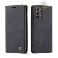 Casing untuk Hp Samsung A52 Super Wallet Pro Case PE Leather Full 360 Degree TPU Waterproof Black