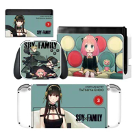 Spy Familyl Style Vinyl Decal Skin Sticker For Nintendo Switch OLED Console Protector Game Accessoriy NintendoSwitch OLED