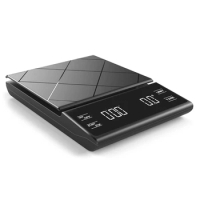 Drip Coffee Scale With Timer Portable Electronic Digital Kitchen Scale High LED Electronic Scales Drop Shipping