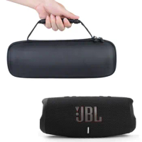 JBL Travel Waterproof Case for JBL Charge 5,Charge 4 Bluetooth Speaker, Hard Shell Storage Bag with Strap and Carabiner