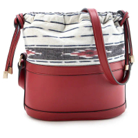 LOLINI BAG Ruth Weaving Red