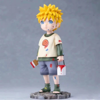 16cm Cute Naruto Uzumaki Action Figure NARUTO Anime Figure Childhood Uzumaki Figurine Statue PVC Collection Doll Model Toys Gift