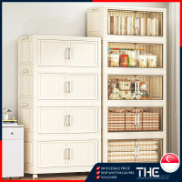 THE Foldable Storage Cabinet For Clothes Durabox Plastic Drawer Cabinet With Wheels Wardrobe Storage