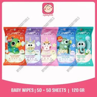 YUNIKON BABY WIPES TISSUE BASAH BAYI 50s = ANTIBACTERIAL