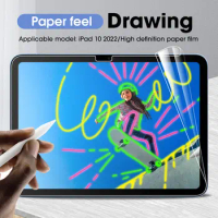 Clear Paperfeel Screen Protector For Apple iPad 10 2022 New Painting Writing on Paper Feel Tablet Protective Film For iPad 10