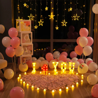 【阿米氣球派對】粉色我愛你豪華氣球組(表白氣球 告白佈置 氣球)