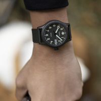 TIMEX 天美時  遠征系列  40毫米環保再生錶帶 戶外手錶 (黑 TXTW2W56800)
