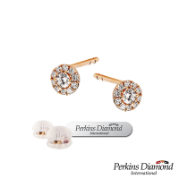 PERKINS 伯金仕 - 輕珠寶系列 18K玫瑰金鑽石耳環