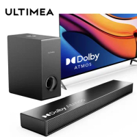 ULTIMEA 190W 2.1 Soundbar with Dolby Atmos,3D Surround Sound System with Subwoofer for TV,Home Theater Bluetooth Speakers
