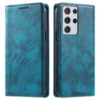 For Samsung Galaxy S21 Plus Case Luxury Leather Wallet Flip Magnetic Case For Galaxy S21 Ultra On Samsung S21 FE Phone Case