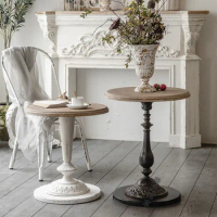 Living Room Coffee Tables Wood Tea Tables Nordic Vintage Side Table Modern Lounge Table EuropeanLuxury Design Furniture