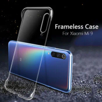 Frameless Clear Hard Back Cover Case On For Xiaomi Mi 9 SE Mi9 SE Mi 10 Pro Mi10 Pro Mi8 Mi 8 Coque Phone Cases