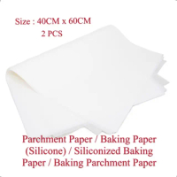 Parchment Paper / Kertas Minyak Baking Paper / Siliconized Baking Paper / Baking Parchment Paper 2 P
