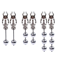 Metal Weight Ball Nipple Clamps Sex Breast Clamp Clips Sex Toys Nipples Clips Adult Games For Couples Flirt Toys Nipple Clips 18