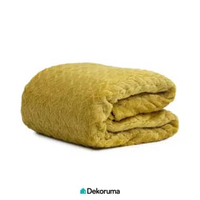 Dekoruma YUKIMI Selimut Fleece / Selimut Bahan Kain Tebal / Sleeping Blanket Emas