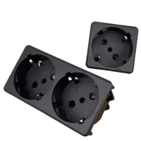 ปลั๊กไฟผนัง 250V 16A จากเยอรมนี ปลั๊กจ่ายไฟแบบ AC (PDU/UPS) สำหรับเดสก์ท็อป แผงไฟฟ้าฝังใน ปลั๊กไฟสไต