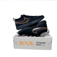 【NIKE 耐吉】Nike Book 1 EP Haven Booker 實戰 籃球鞋 黑金(FJ4250-001)