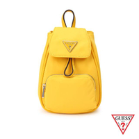 【GUESS】女包-俏皮簡約純色迷你後背包-黃(NY811631YEL)