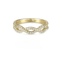 Athena & Co. 18k Gold Plated Mia Infinity Ring