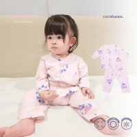 Cocohanee - Fairy Castle - Baby Long Button Down Pajamas - Piyama Bayi dengan Kancing Depan