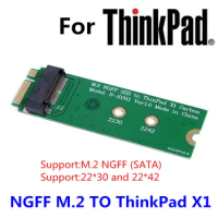 M.2 NGFF SATA SSD to 20+6 Pin 26 Pin Adapter for Lenovo ThinkPad X1 Carbon